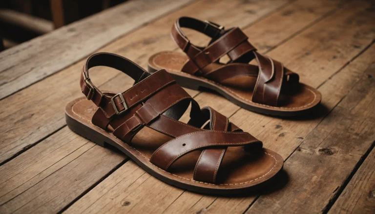 sandales cuir homme italie